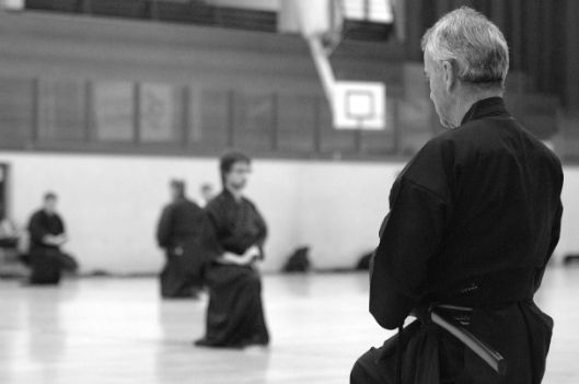 Concentration durant un kata de Iaido 2